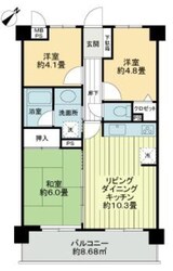 ライオンズマンション鶴瀬第３の物件間取画像